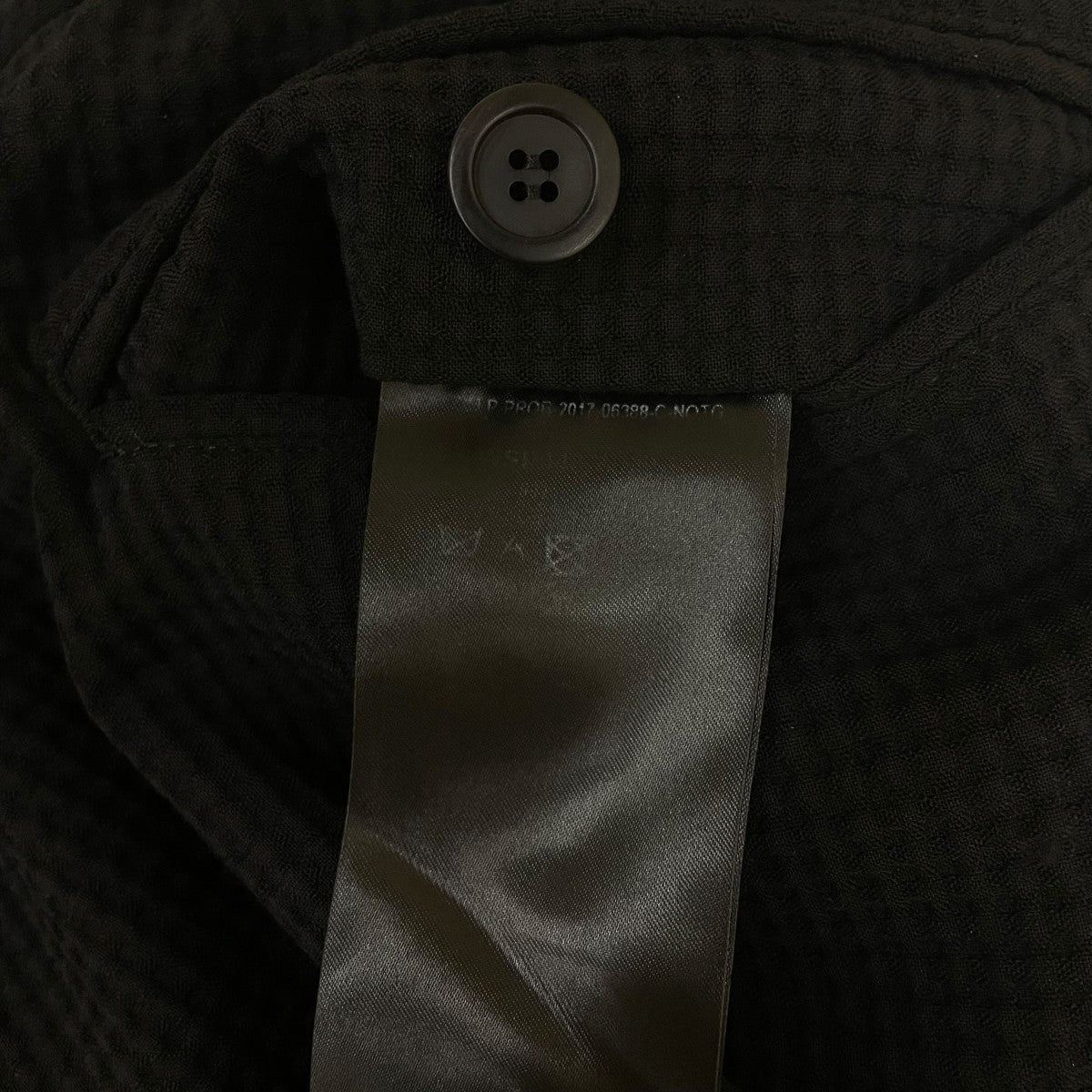 GIORGIO ARMANI(ジョルジオ・アルマーニ) エンボス加工 ワイドパンツ