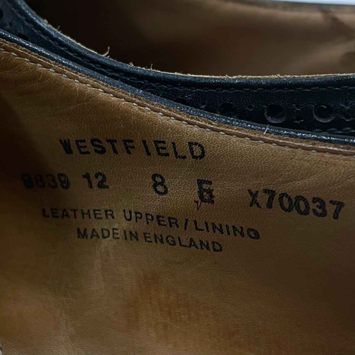 WESTFIELD ストレートチップレザーシューズ ドレスシューズ9839