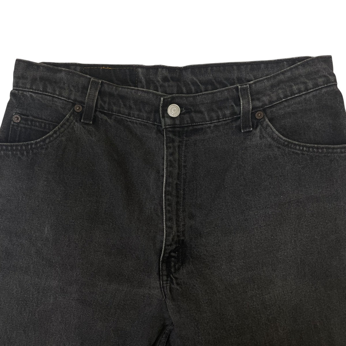 RELAXED FIT TAPERED LEG仕様 コットン ストレート ワイドデニムパンツ15951
