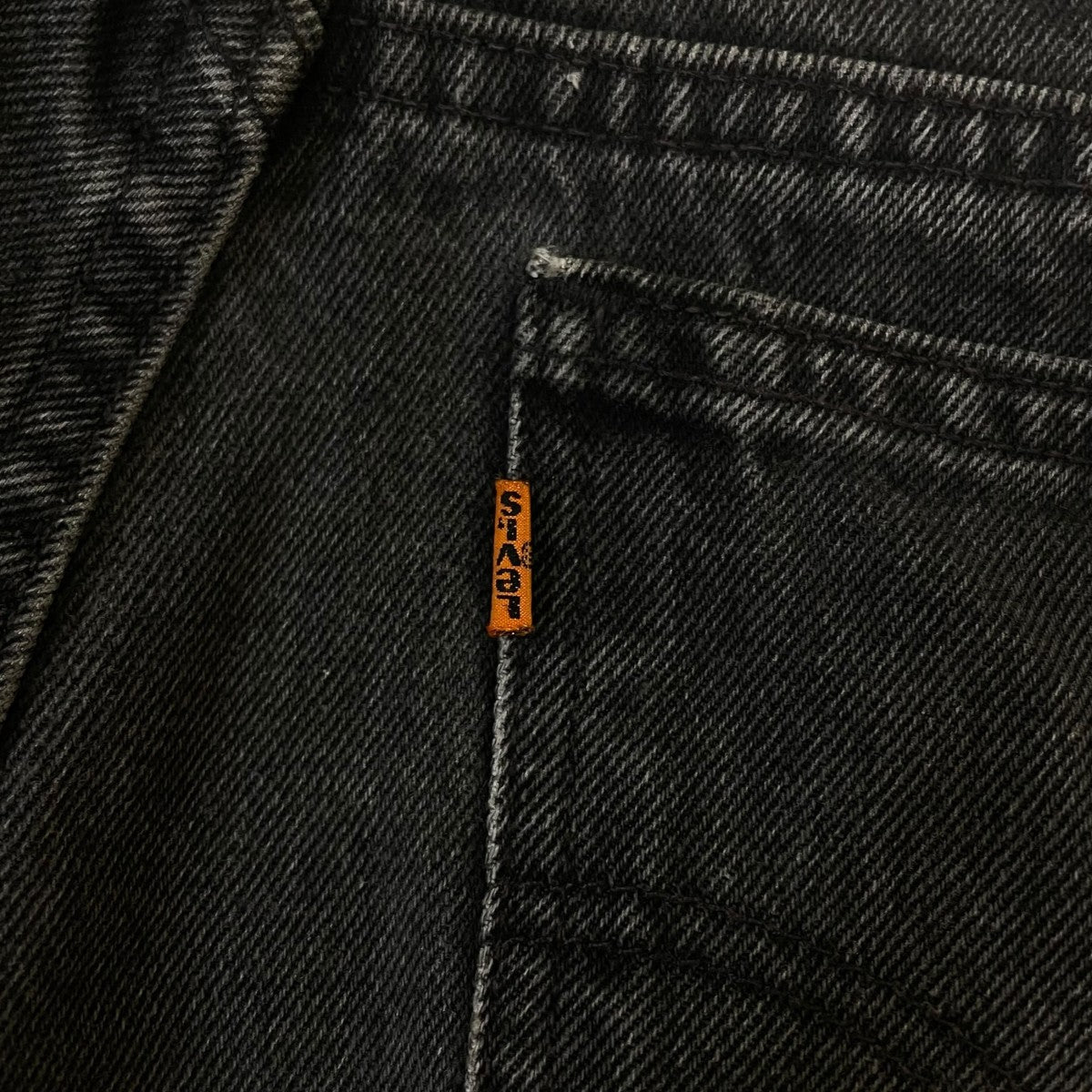 RELAXED FIT TAPERED LEG仕様 コットン ストレート ワイドデニムパンツ15951