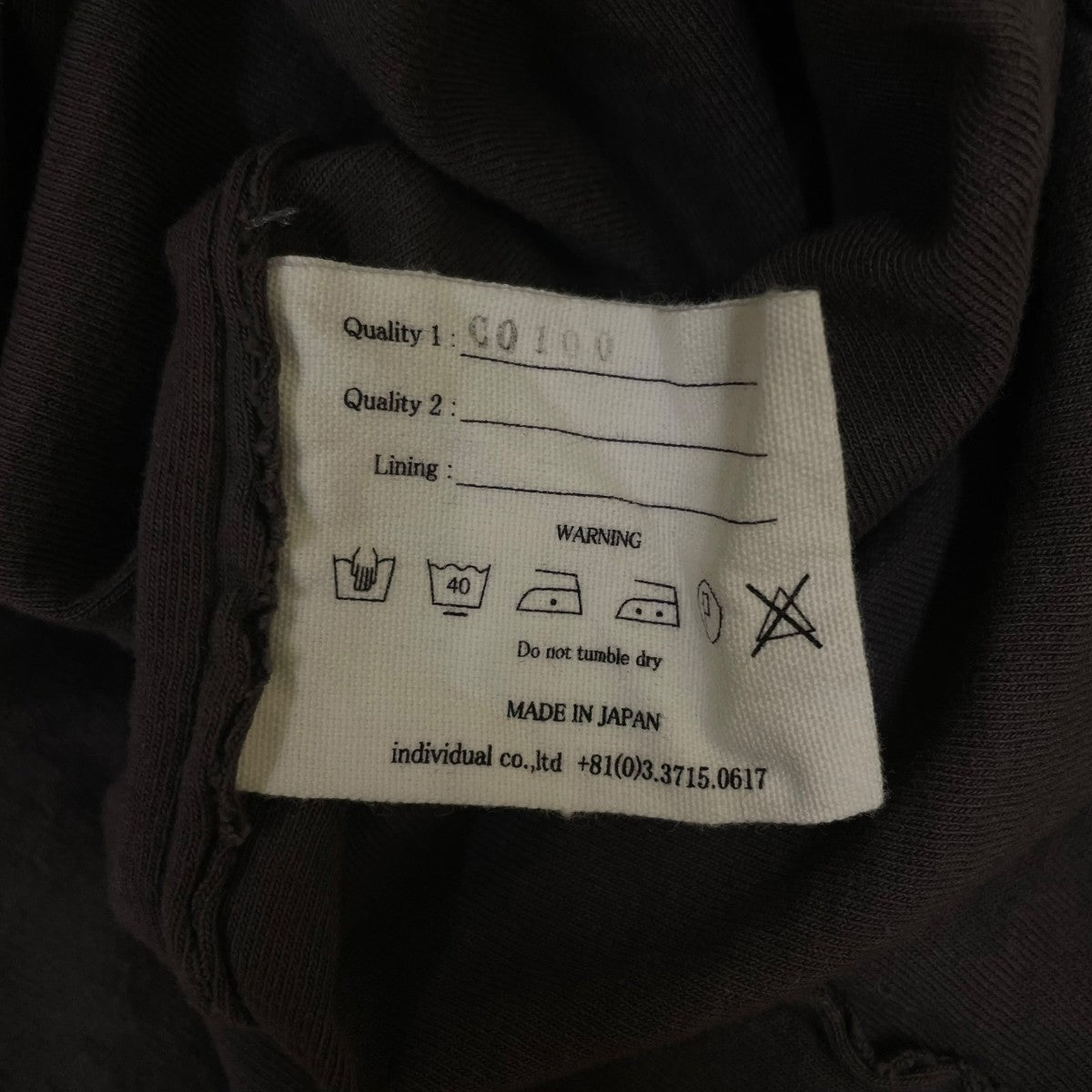 10AW3D Cut Exposed Seam Long-sleeves無地 コットン ロングスリーブカットソー 長袖TシャツCT3-LJ7