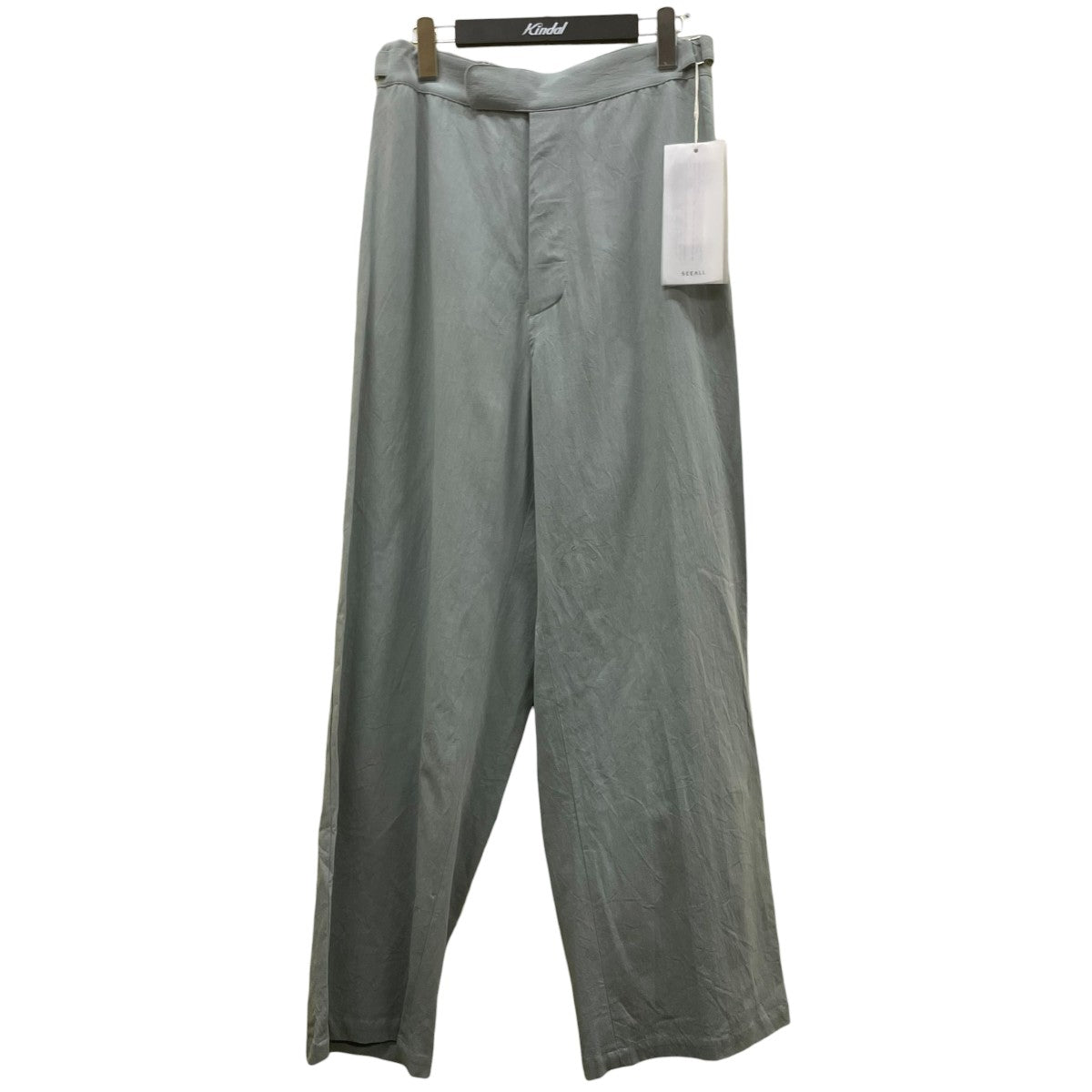 SUPER BUGGY PANTSサイドバックル付き コットン 和紙 バギーパンツ ワイドパンツSAU33 PT185