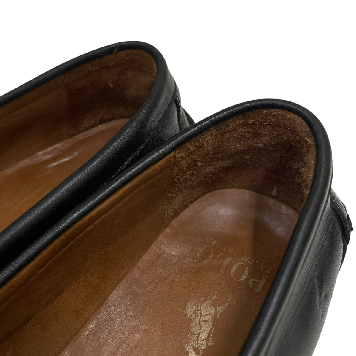 ALSTON PENNY LOAFERロゴ エンボス加工 革靴 ローファー