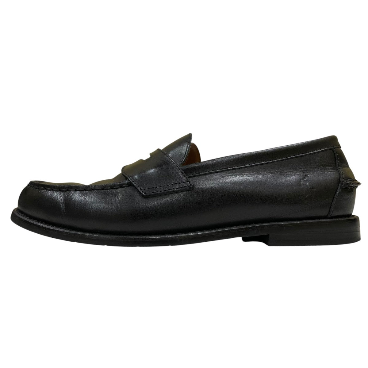 ALSTON PENNY LOAFERロゴ エンボス加工 革靴 ローファー