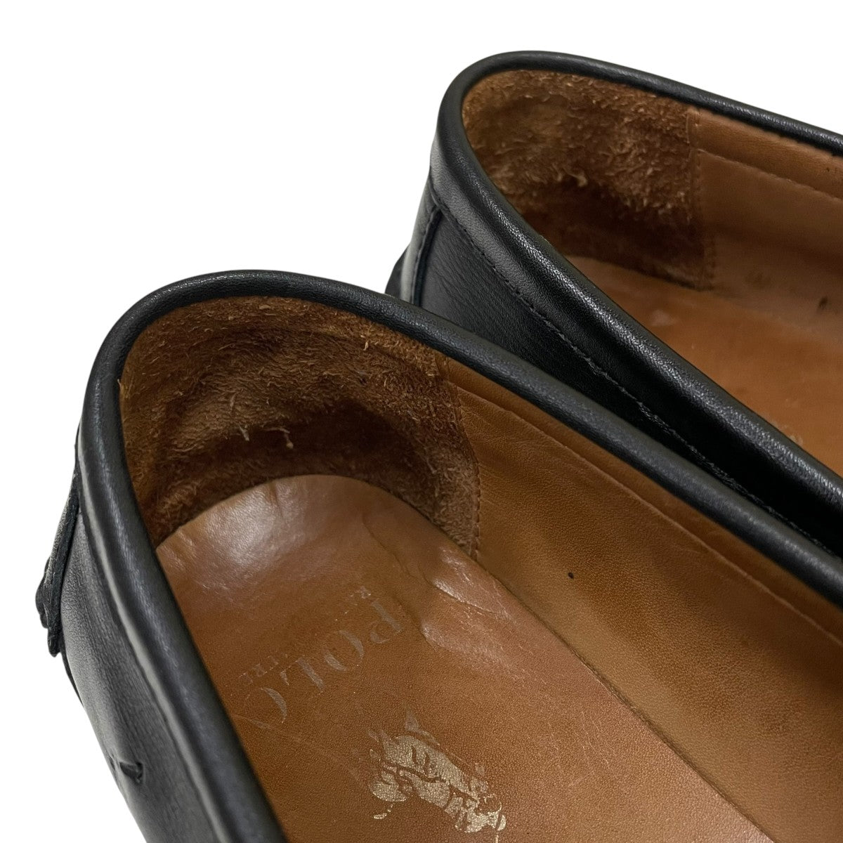 ALSTON PENNY LOAFERロゴ エンボス加工 革靴 ローファー