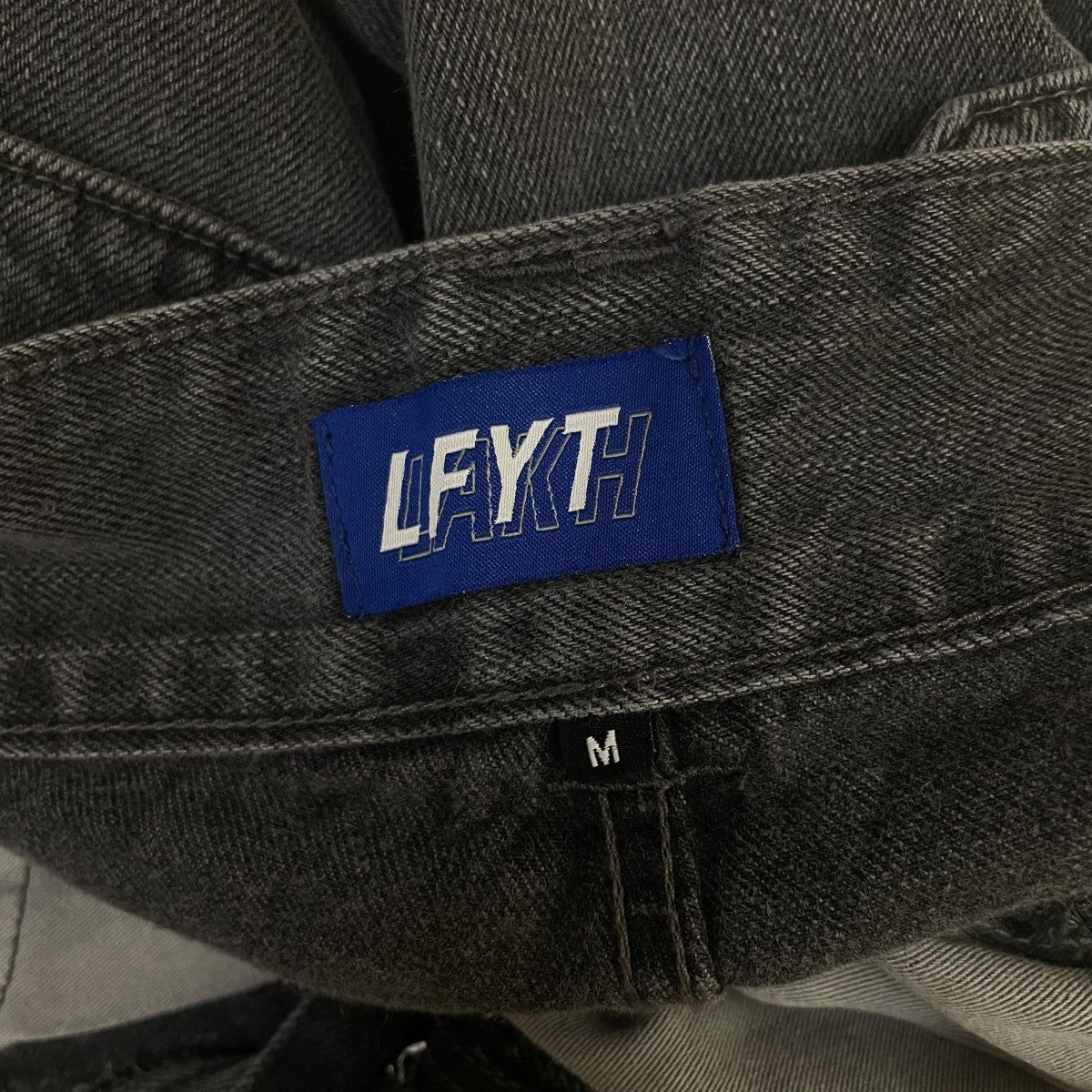 コットン デニムカーゴパンツ ワイドパンツ