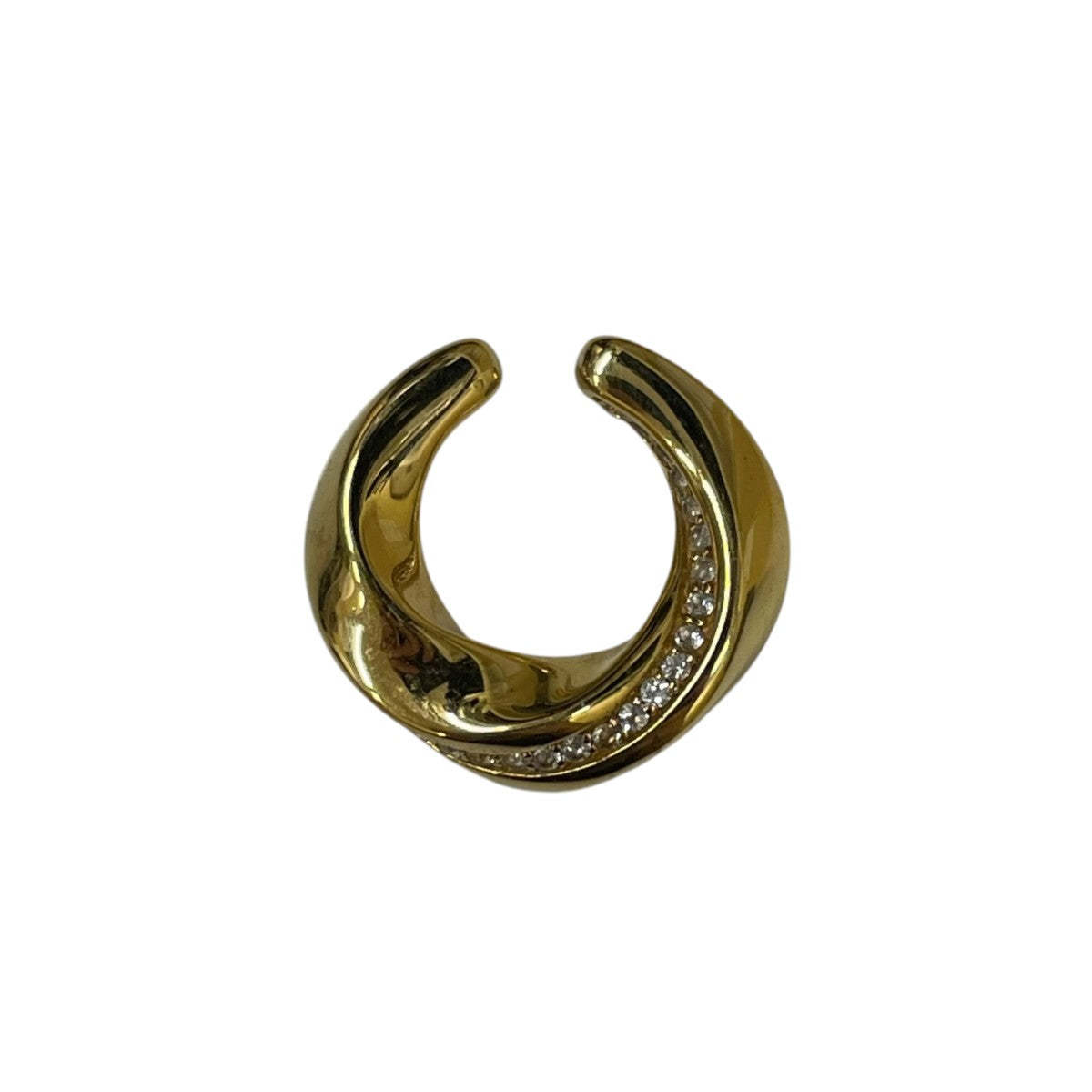 Infinity Single Ear Cuff crystal goldゴールドコーティング クリスタル イヤーカフE38ZFRCR01S925-9K