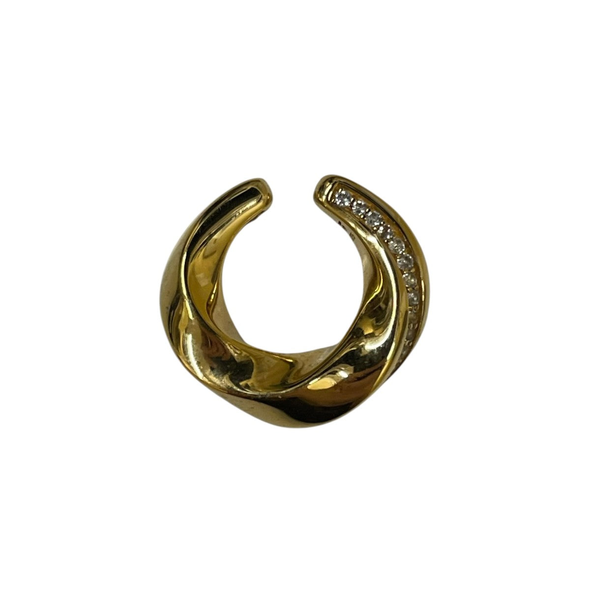 Infinity Single Ear Cuff crystal goldゴールドコーティング クリスタル イヤーカフE38ZFRCR01S925-9K