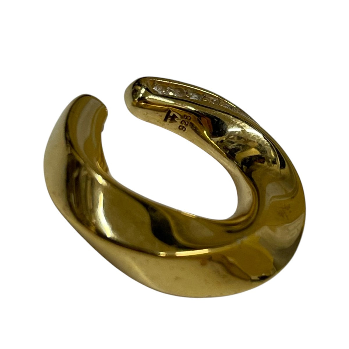 Infinity Single Ear Cuff crystal goldゴールドコーティング クリスタル イヤーカフE38ZFRCR01S925-9K