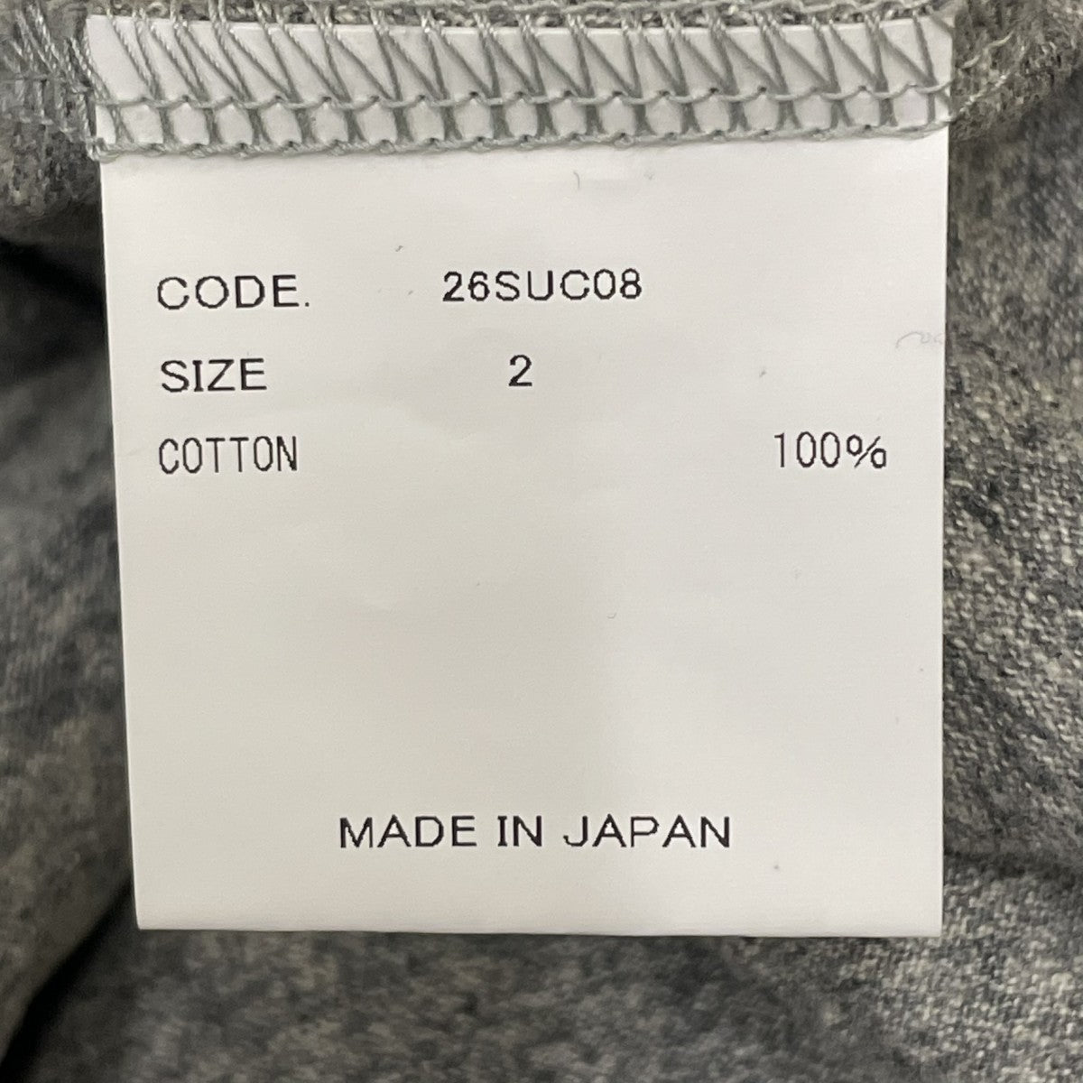 CREW NECK S S TEEリンガーTシャツ26SUC08