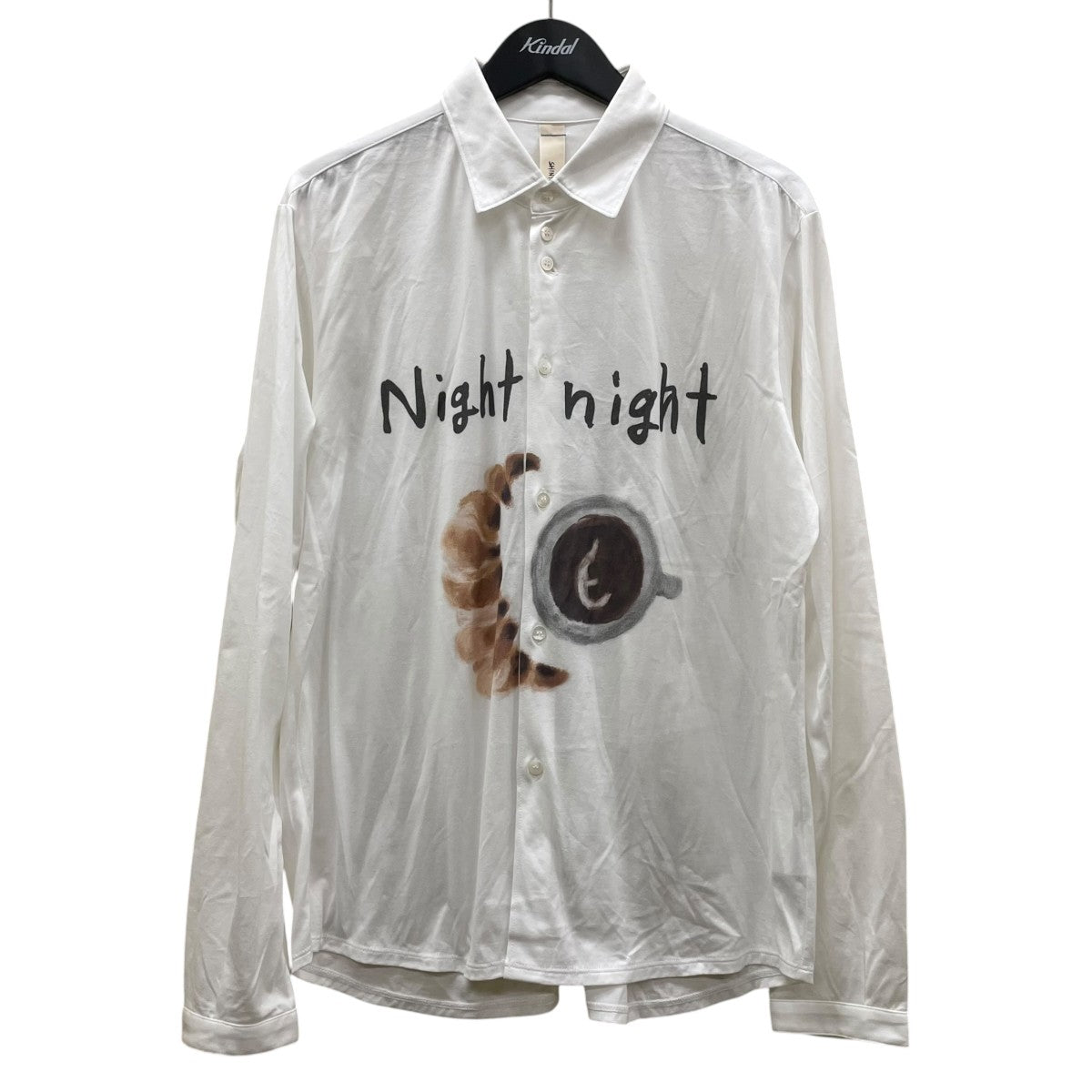 HENRY CUFFS SHIRT WITH PRINTINGグラフィックプリント 長袖シャツ コットンシャツ2601SK62P