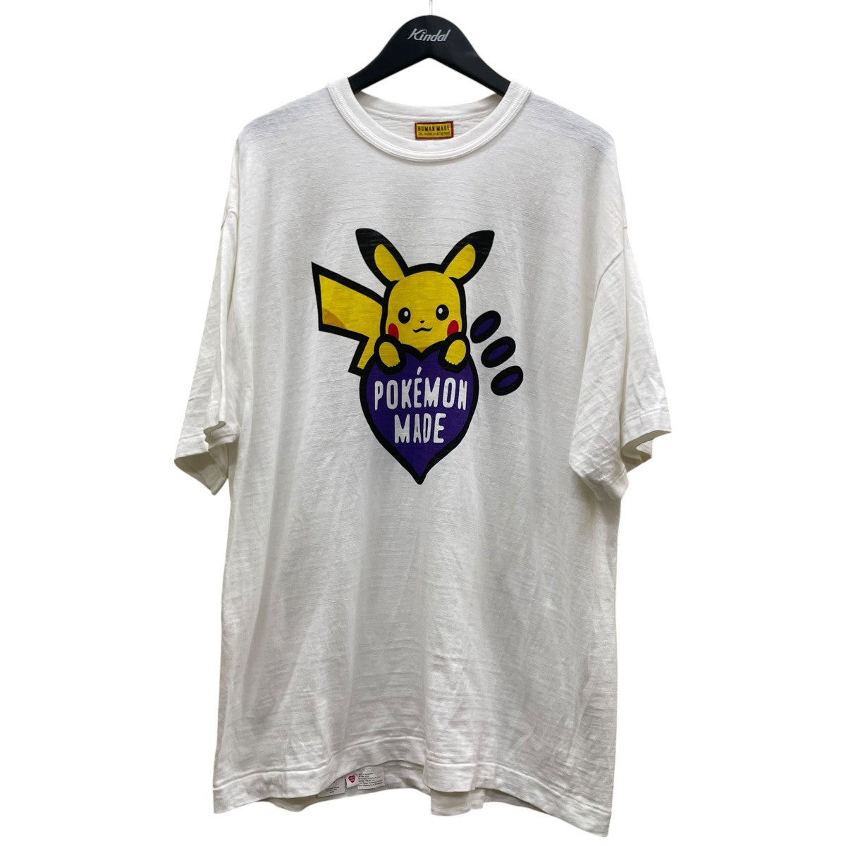 25AWPokemon Made Graphic T-Shirt Pikachu Fukuoka 福岡限定ポケモン ピカチュウ プリント オーバーサイズ 半袖Tシャツ コットンTシャツ