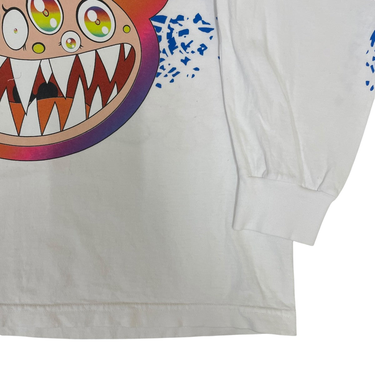 22AWルイスハミルトンコラボ Flame Out Long Sleeveグラフィックプリント 長袖Tシャツ ロングスリーブカットソー