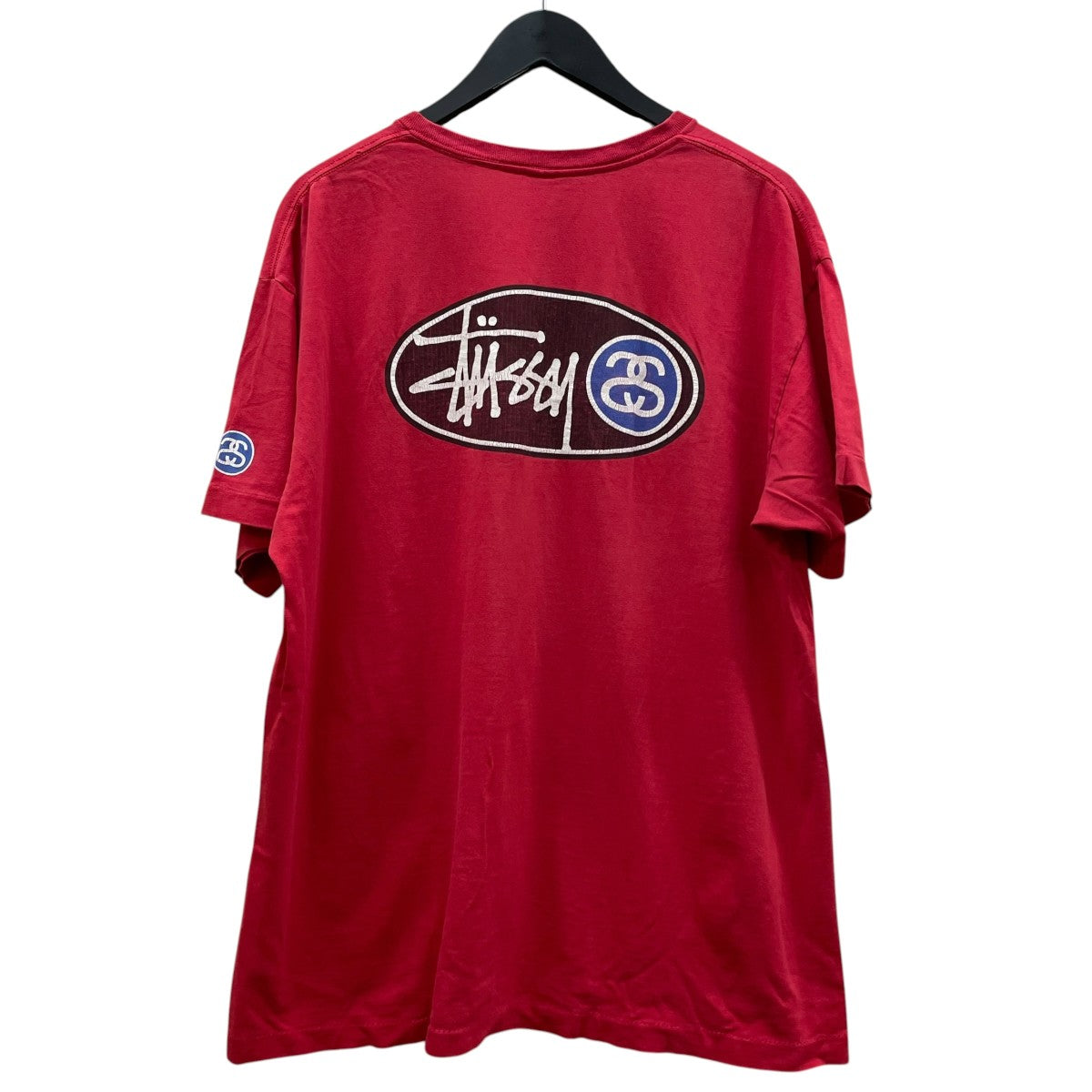 ロゴプリント 半袖Tシャツ コットンTシャツ 紺タグ