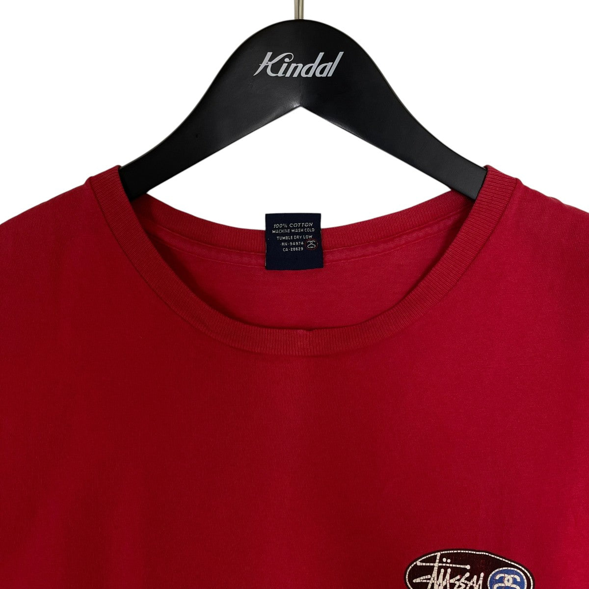 ロゴプリント 半袖Tシャツ コットンTシャツ 紺タグ