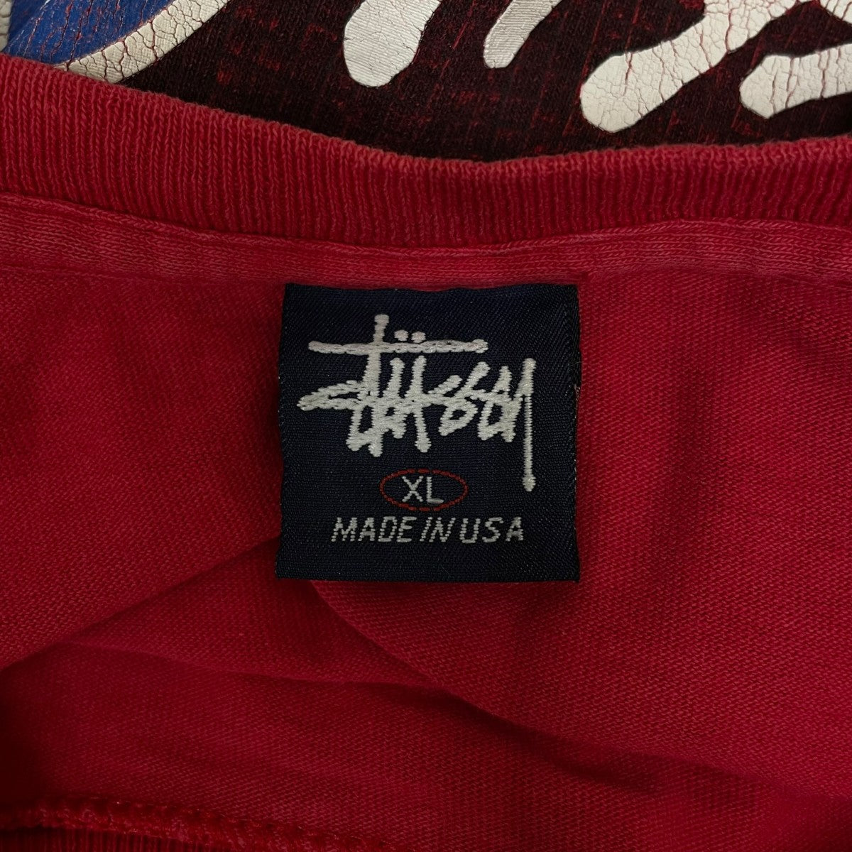 ロゴプリント 半袖Tシャツ コットンTシャツ 紺タグ