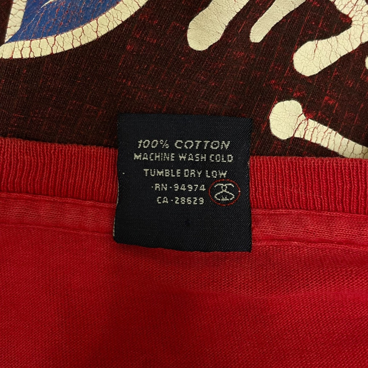 ロゴプリント 半袖Tシャツ コットンTシャツ 紺タグ