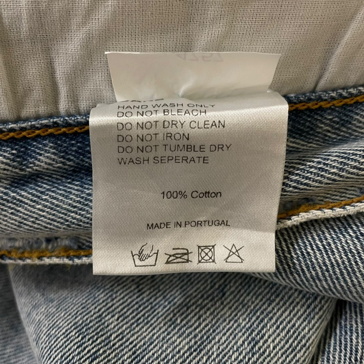 FLARE CHECKERED BAGGY フレア チェッカード バギー ジーンズチェッカーボード柄 ダメージ加工 ワイドフレアシルエット コットン デニムパンツ