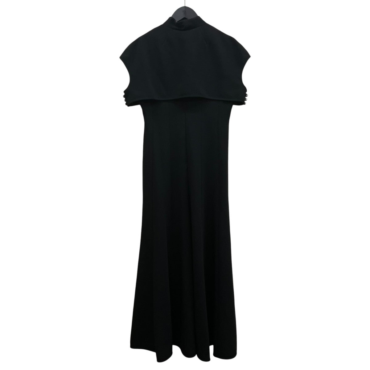 mame kurogouchi(マメクロゴウチ) 22SSFlared Hole Dress with Leather