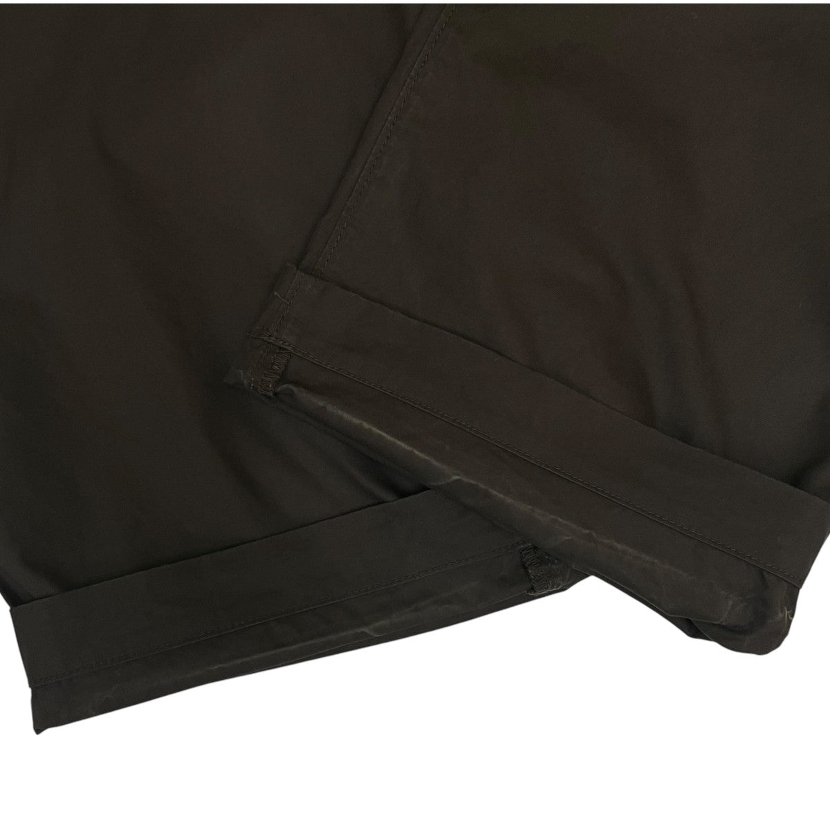 25AWCOTTON NIDOM PROCESSING 2TACK PANTS コットンツイルニドム加工2タックパンツウェイビングベルト コットン ワイドパンツHP P012