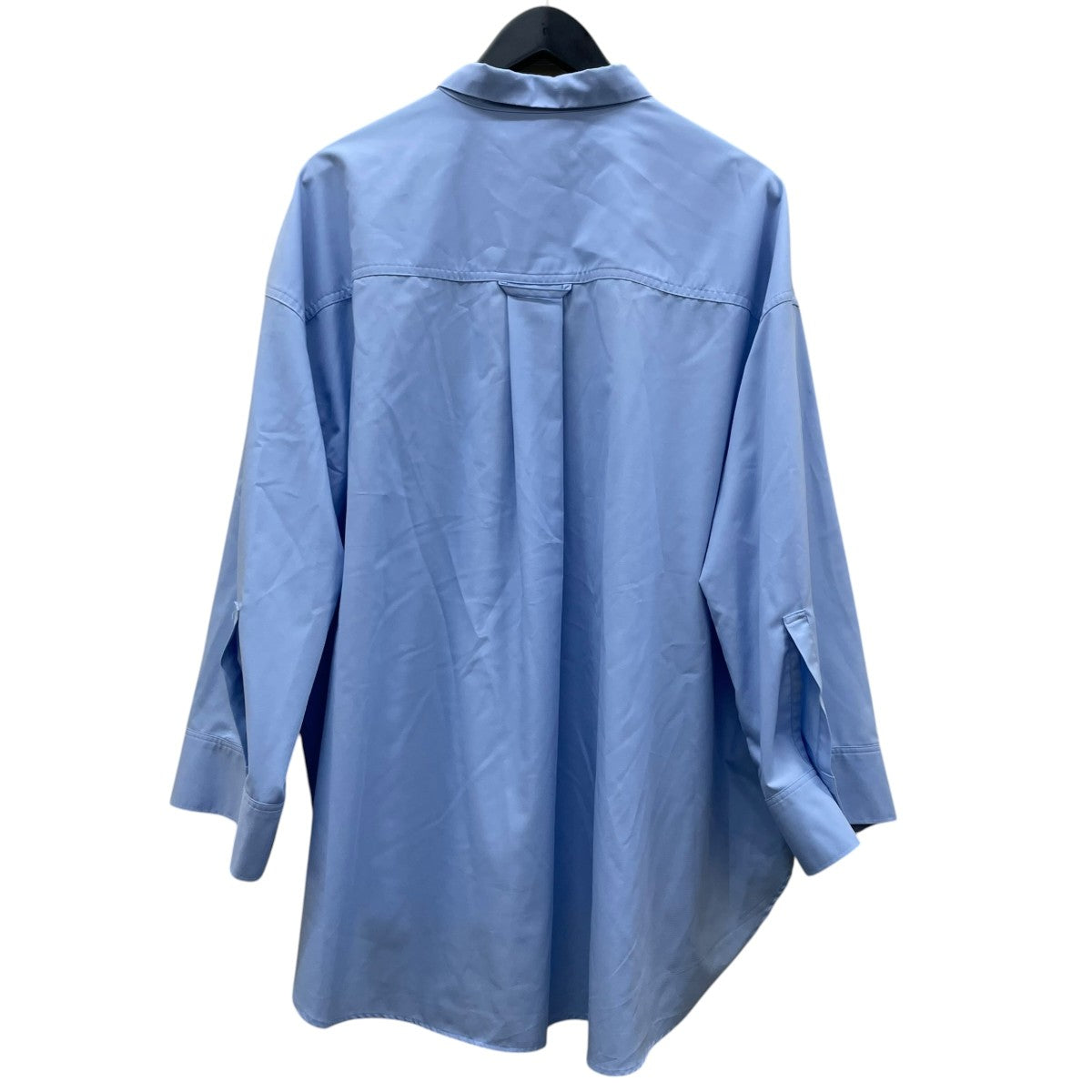 ツイルオーバーシャツオーバーサイズ ポリエステル 長袖シャツGGZ1051204A0010