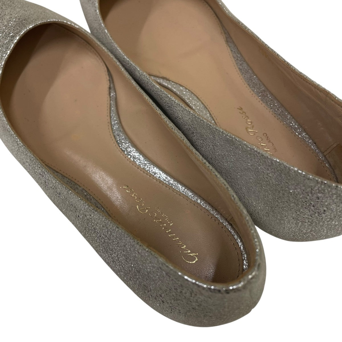 Gianvito Rossi(ジャンヴィトロッシ) ポインテッドトゥ フラット