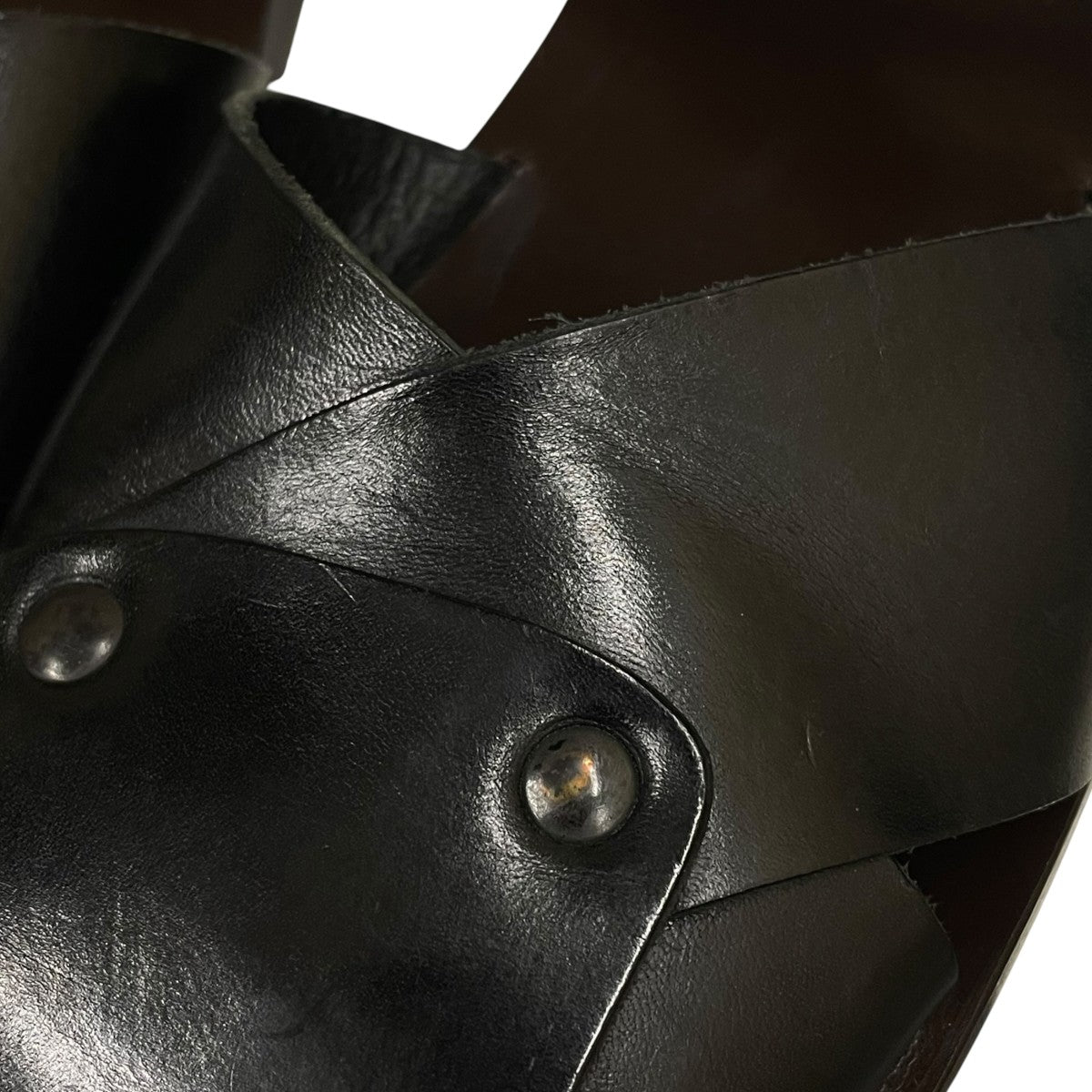 STRAP SANDALSレザーサンダル