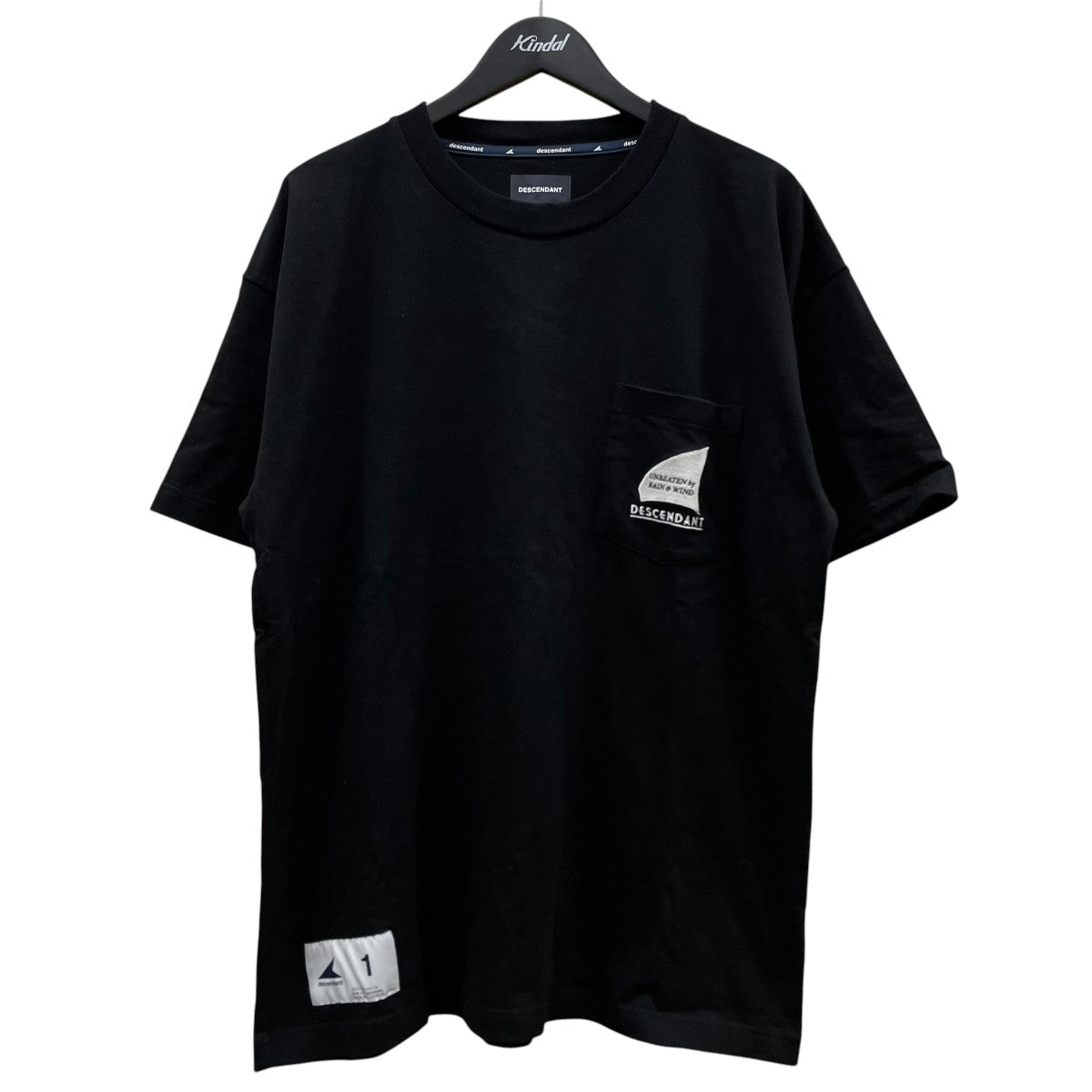 GENNAKER ORGANIC COTTON CROP SSロゴ刺繍 半袖Tシャツ コットンTシャツ
