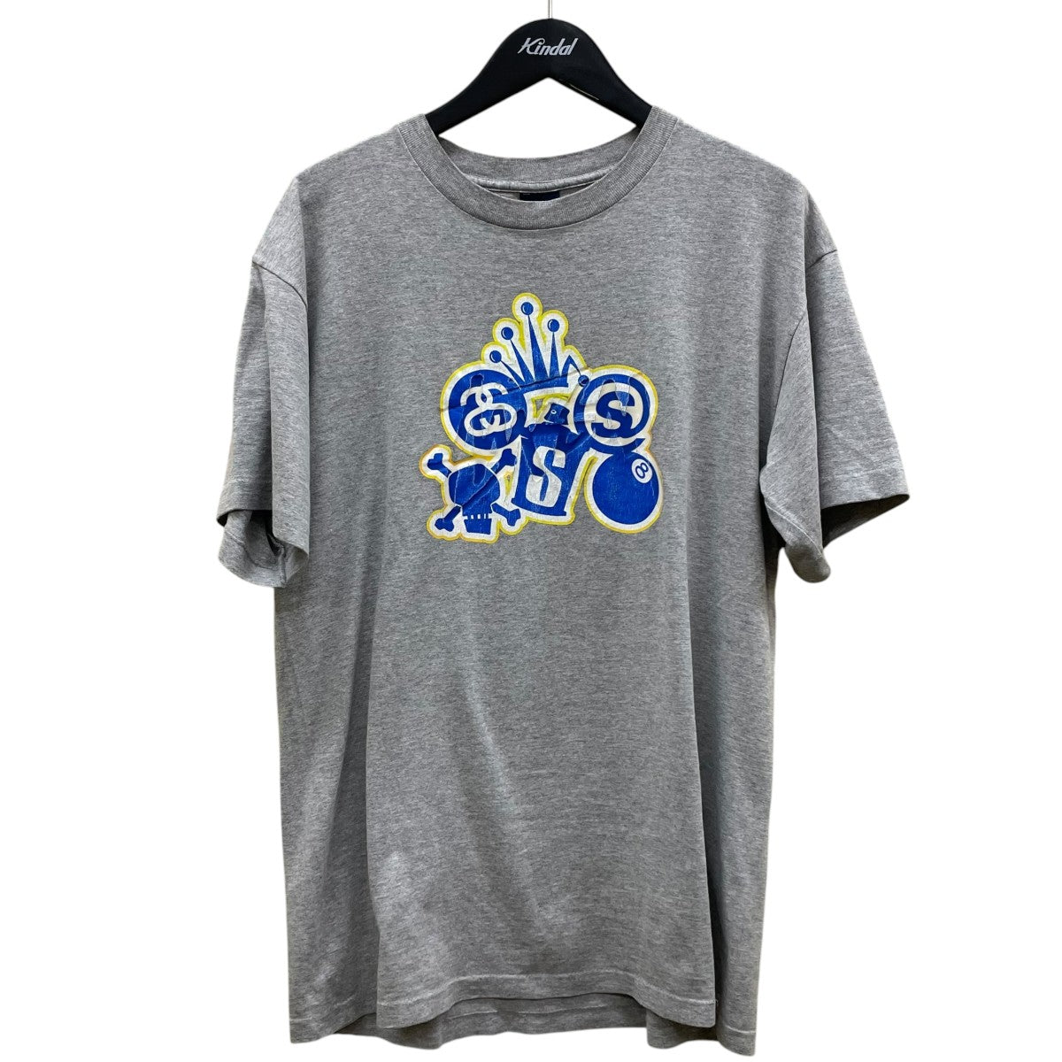 90s紺タグ半袖 プリントTシャツ