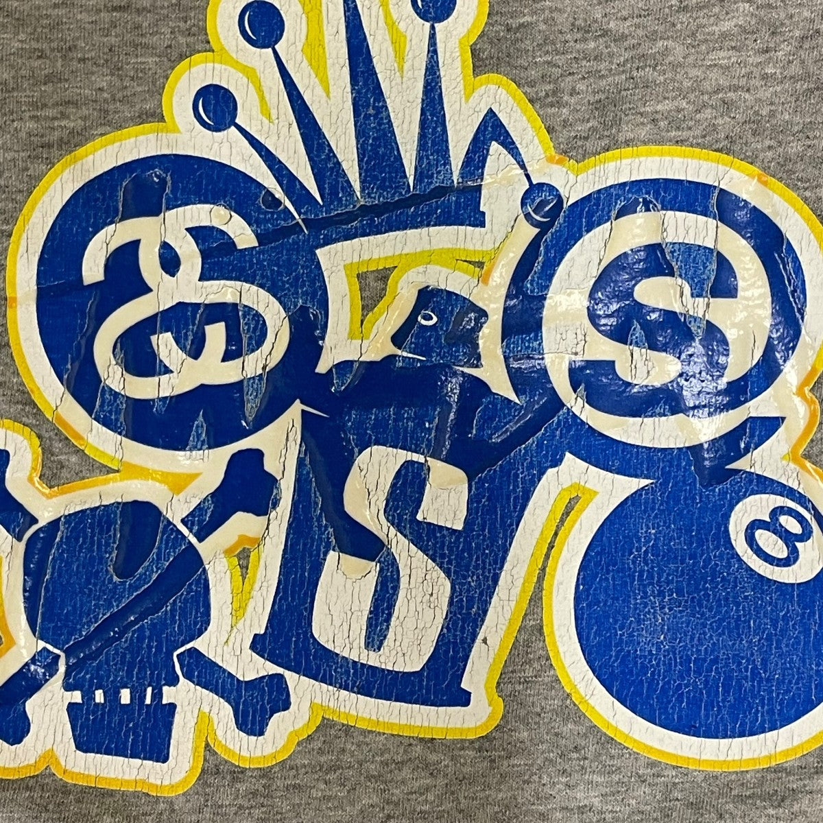 90s紺タグ半袖 プリントTシャツ