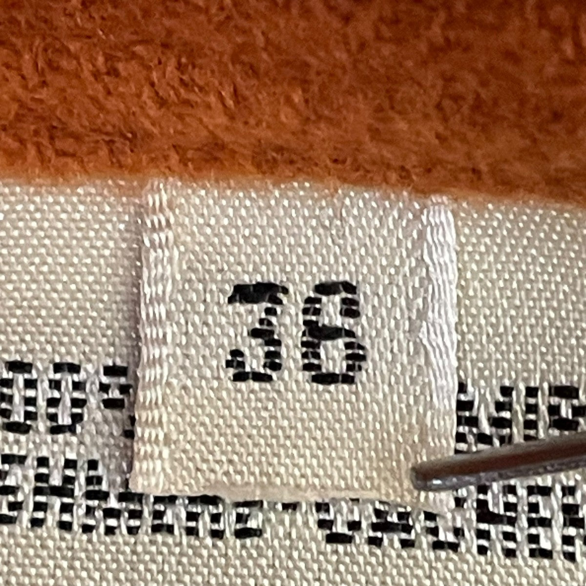 HERMES(エルメス) 薄手ボートネック ニット オレンジ サイズ 36