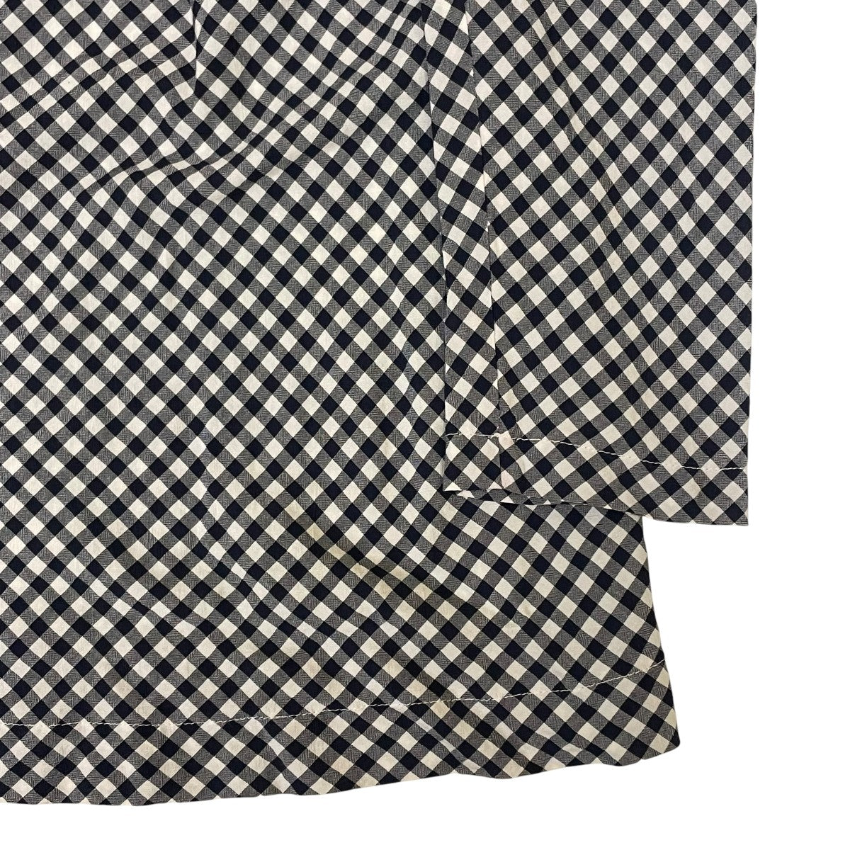 ギンガムチェック ロングシャツ