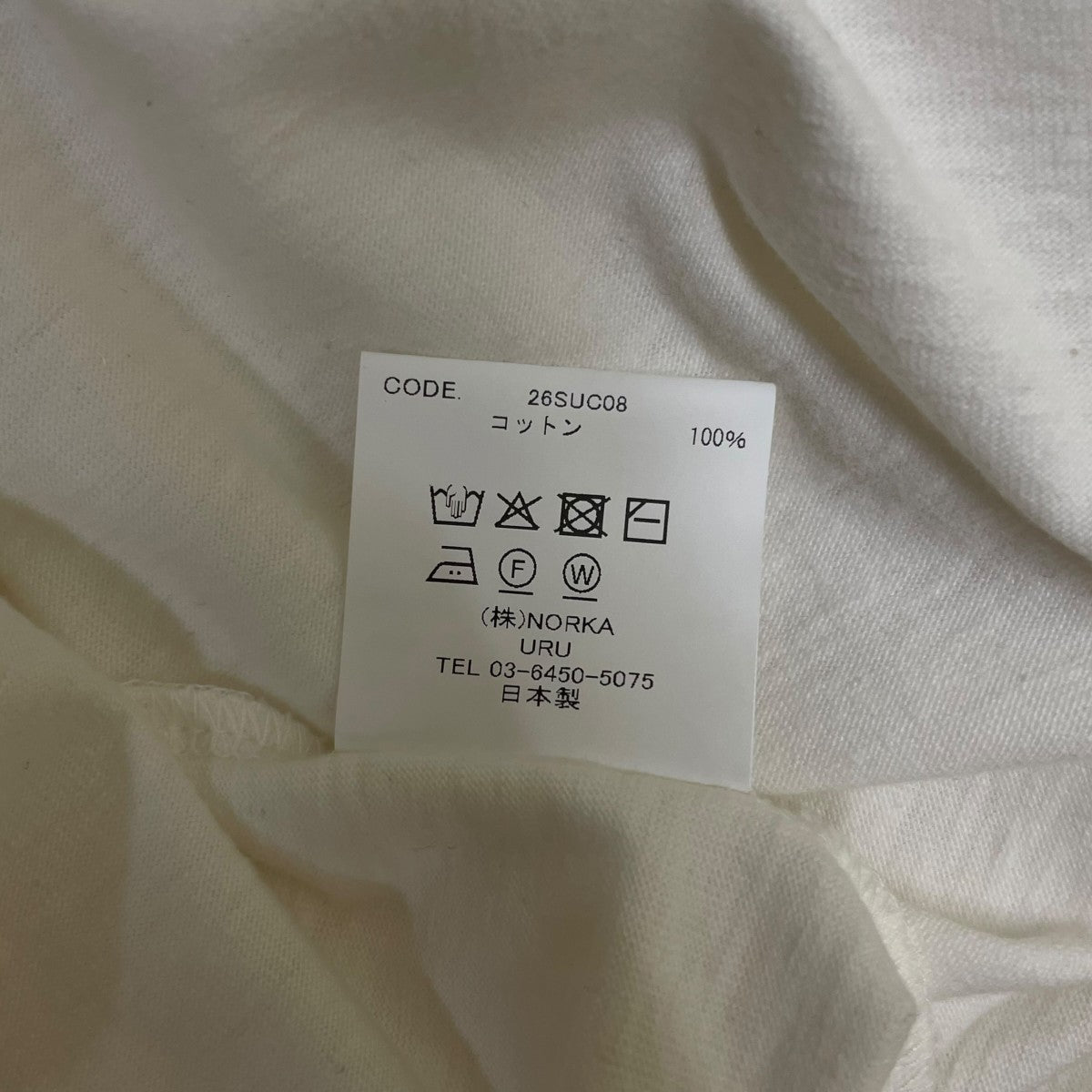 26SSCREW NECK S／S TEE クルーネックショートスリーブTシャツリンガー 半袖Tシャツ コットンTシャツ26SUC08