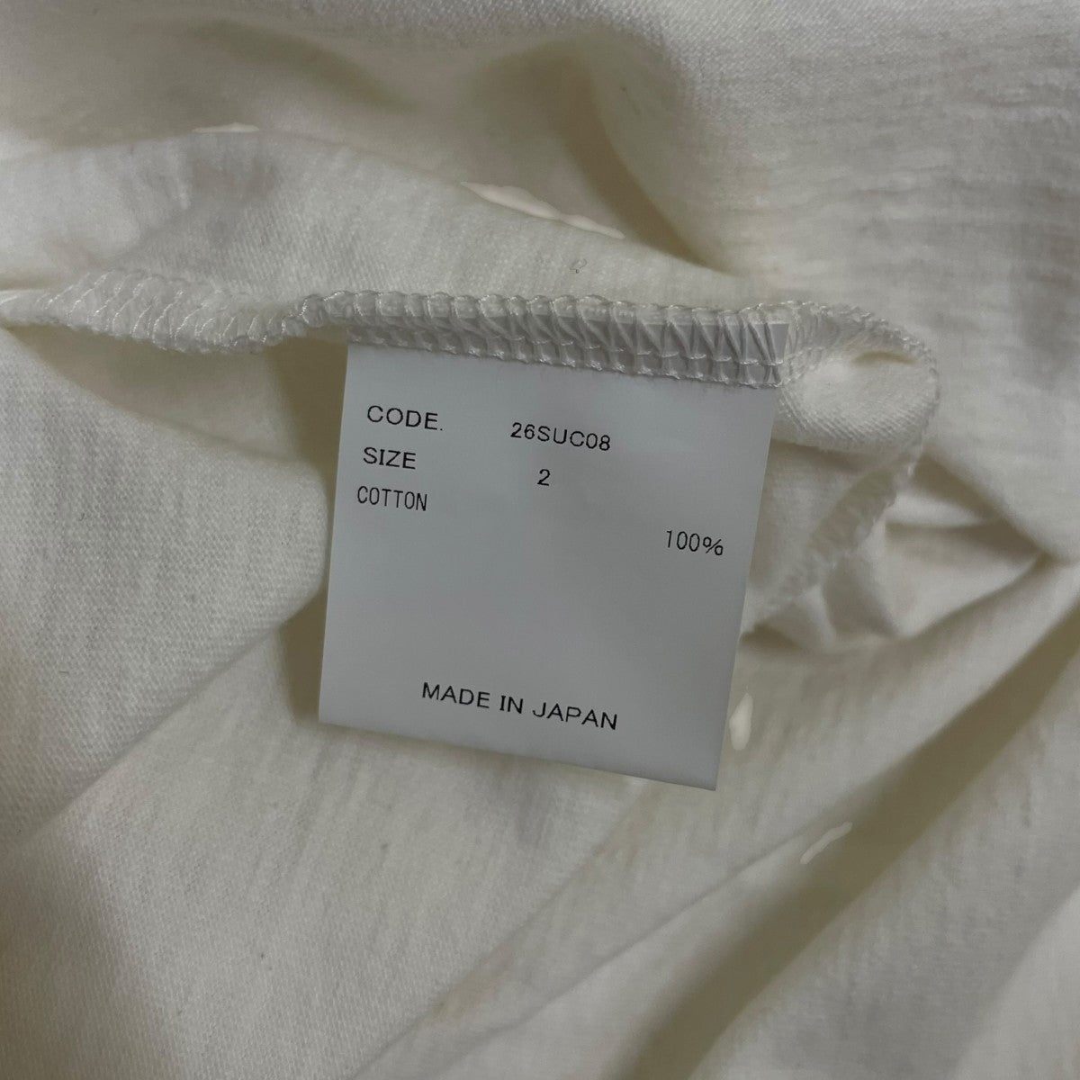 26SSCREW NECK S／S TEE クルーネックショートスリーブTシャツリンガー 半袖Tシャツ コットンTシャツ26SUC08