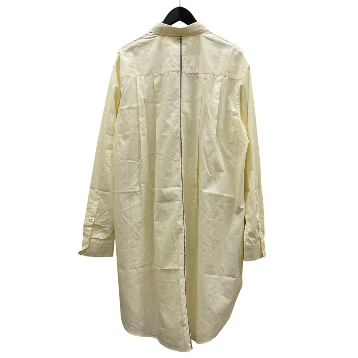 26SSANTIQUE SHIRT アンティークシャツ無地 ロングシャツ コットンシャツ2601SK71
