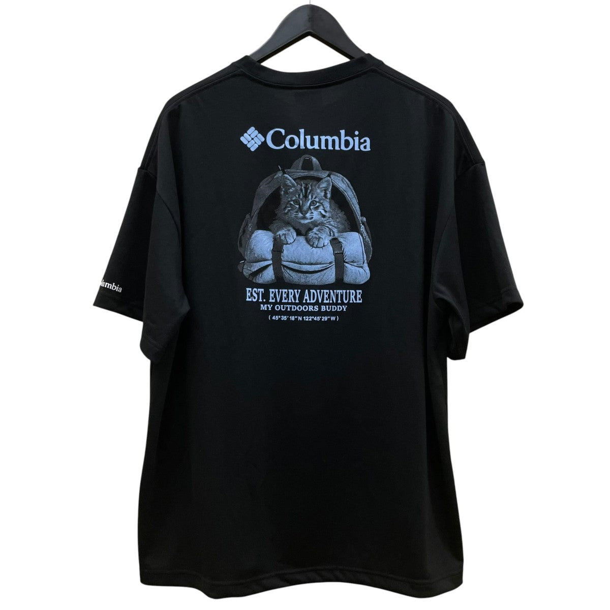 26SSIMP Cat SS QTA Teeロゴ グラフィック プリント ポリエステル 半袖Tシャツ