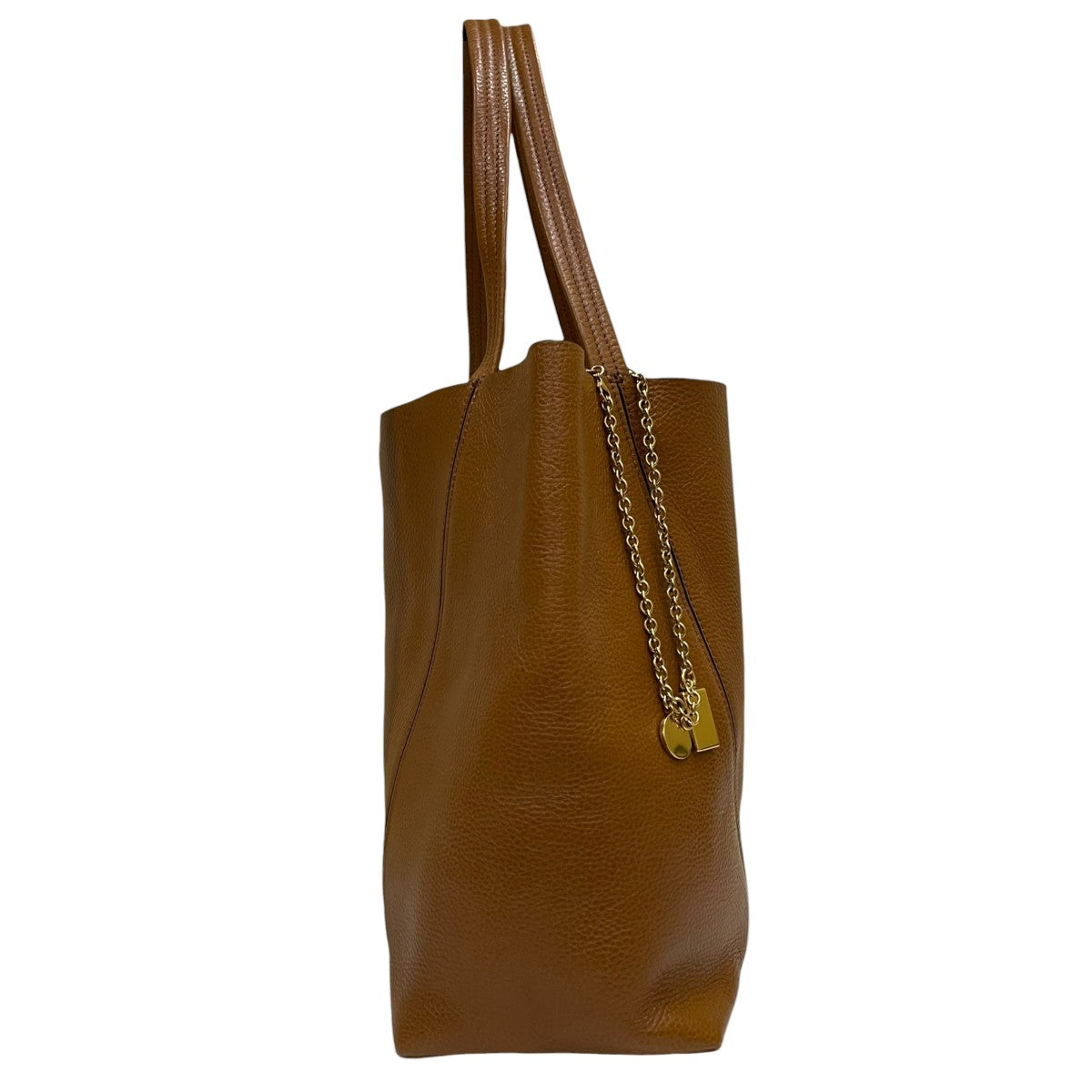 Spin Tote Bagチャーム付き レザートートバッグF10N6F