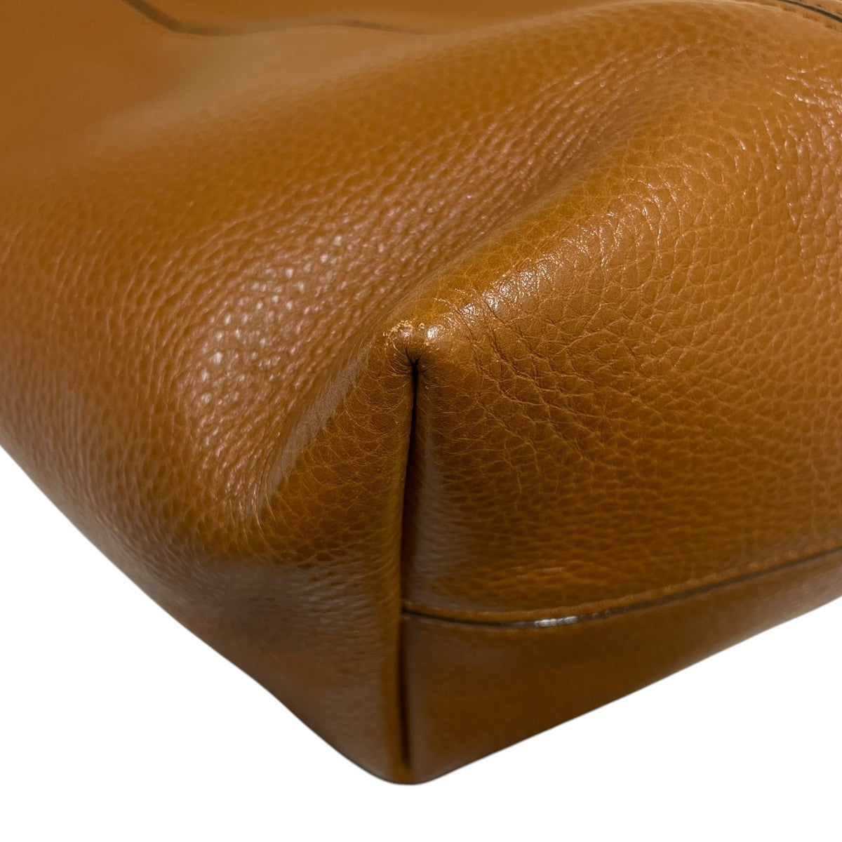 Spin Tote Bagチャーム付き レザートートバッグF10N6F