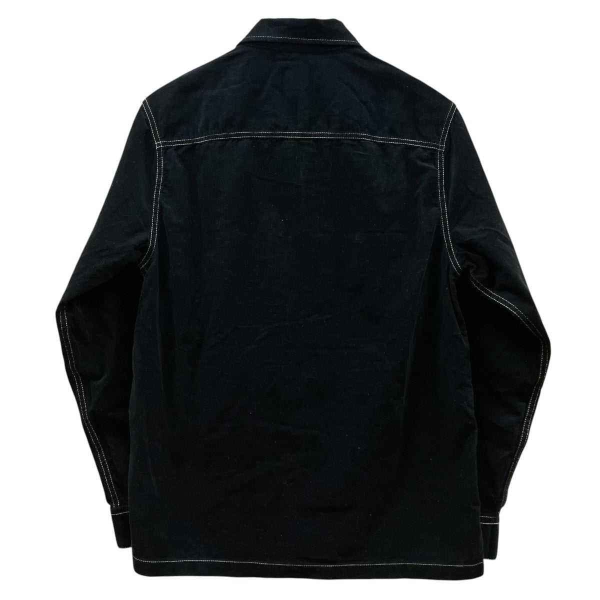 Corduroy Half Zip Shirtコットン コーデュロイ ハーフジップ プルオーバーシャツ 長袖シャツ