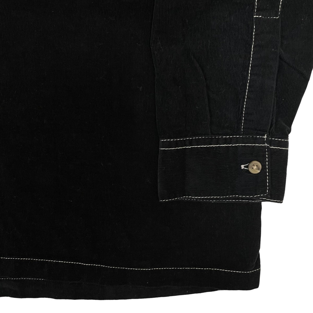 Corduroy Half Zip Shirtコットン コーデュロイ ハーフジップ プルオーバーシャツ 長袖シャツ