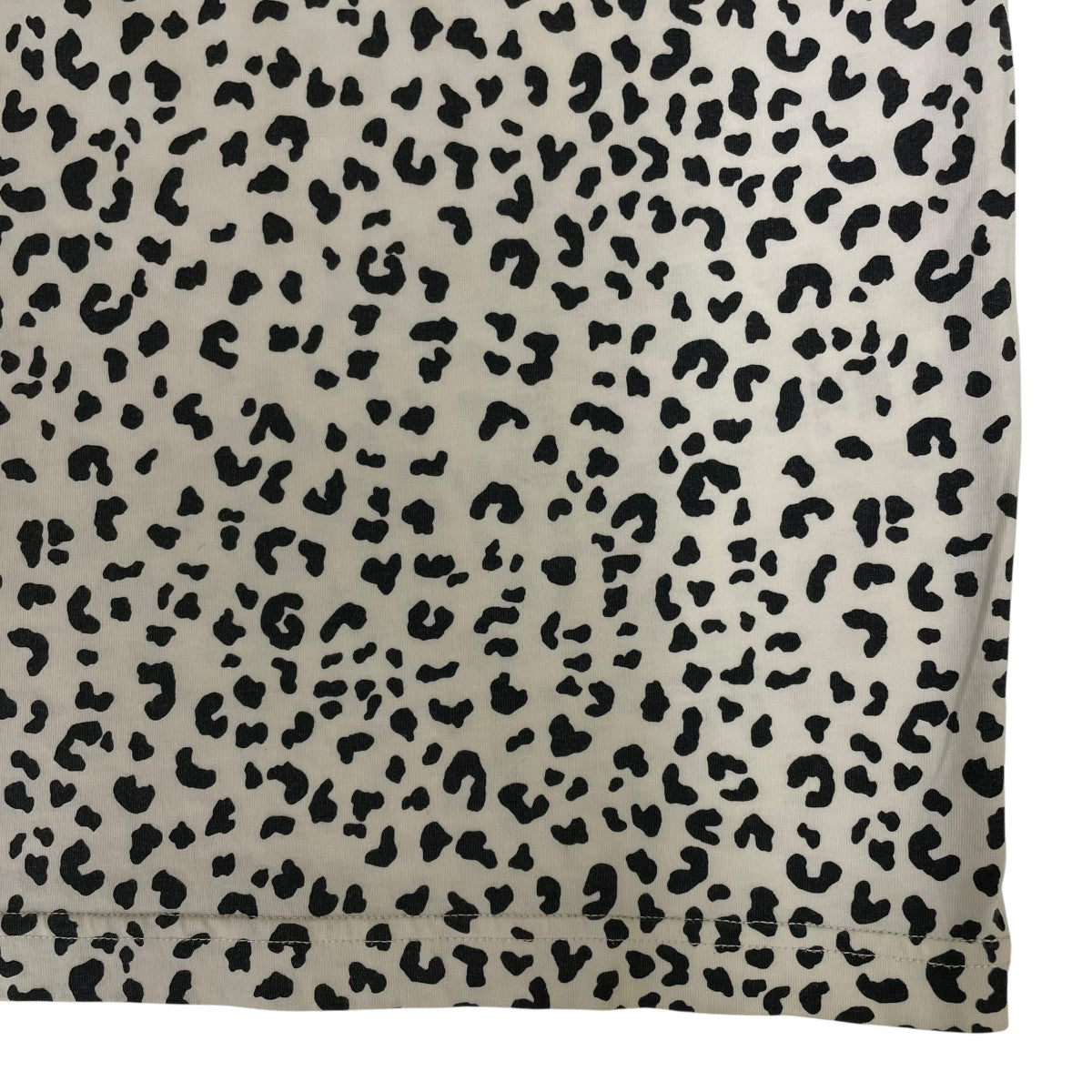 Leopard Pocket Teeロゴパッチ レオパード柄 半袖Tシャツ コットンTシャツ