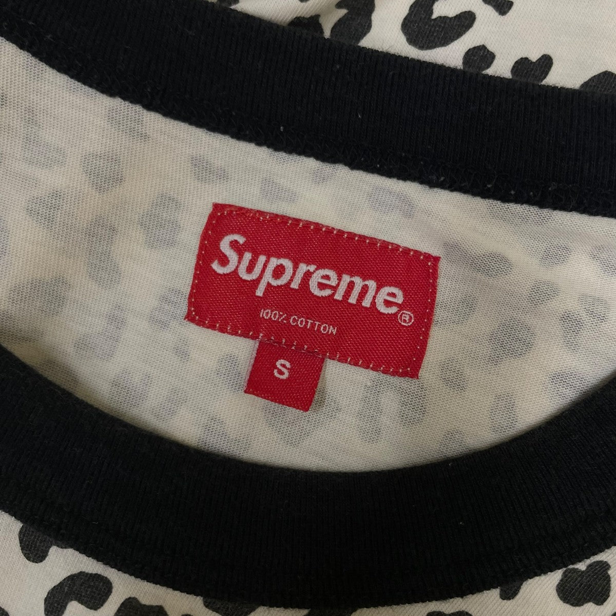 Leopard Pocket Teeロゴパッチ レオパード柄 半袖Tシャツ コットンTシャツ