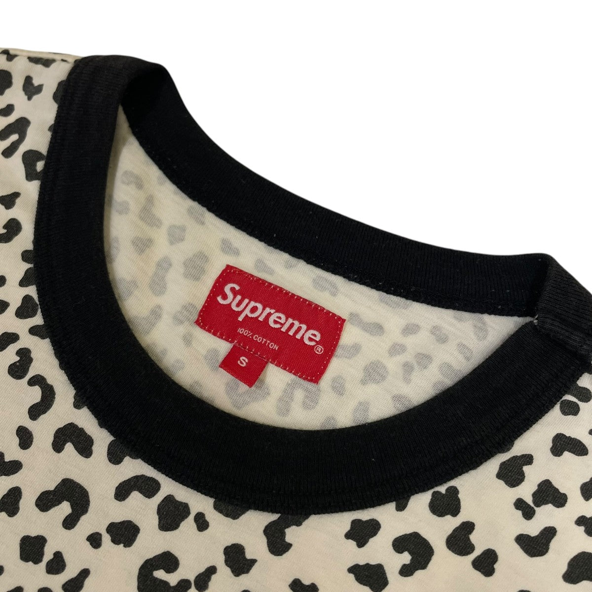 Leopard Pocket Teeロゴパッチ レオパード柄 半袖Tシャツ コットンTシャツ