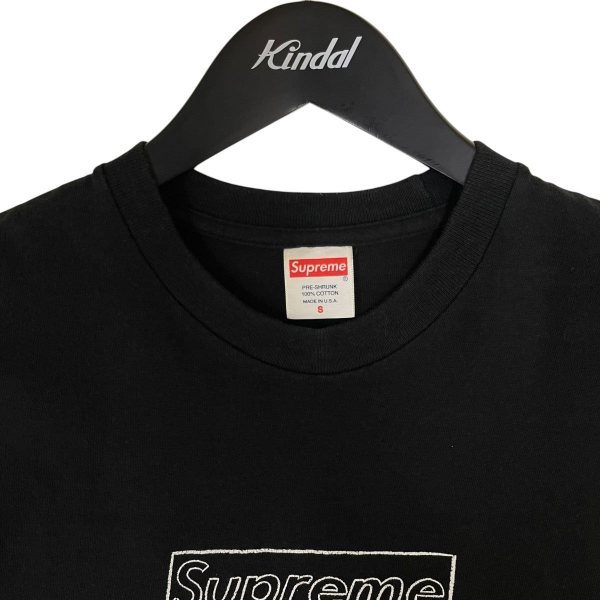 KAWS Chalk Logo Teeロゴプリント 半袖Tシャツ コットンTシャツ