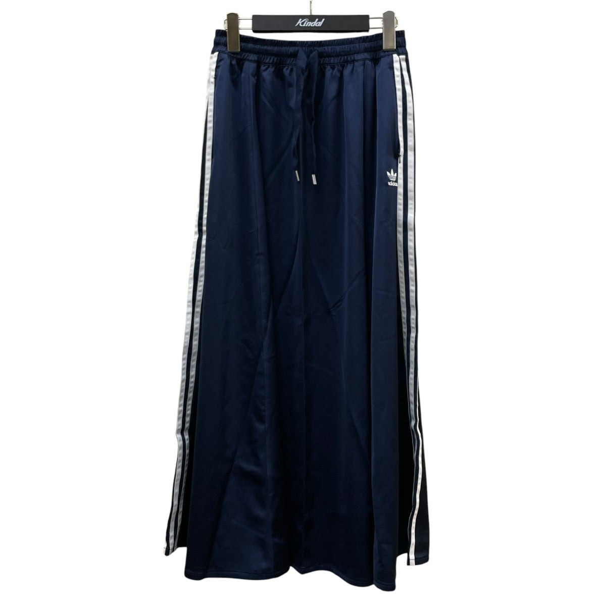 LONG SATIN SKIRT ロング サテン スカートポリエステル サイドライン スカートFL0045