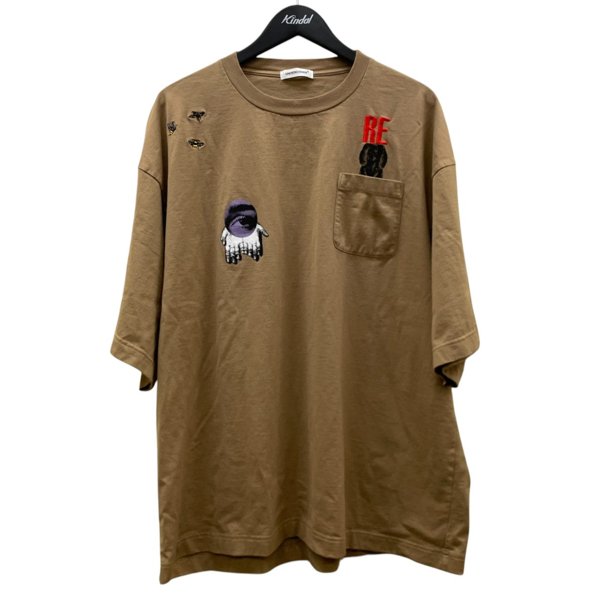 26SSモチーフコラージュ PK TEEグラフィックプリント 半袖Tシャツ コットンTシャツUP1F4810