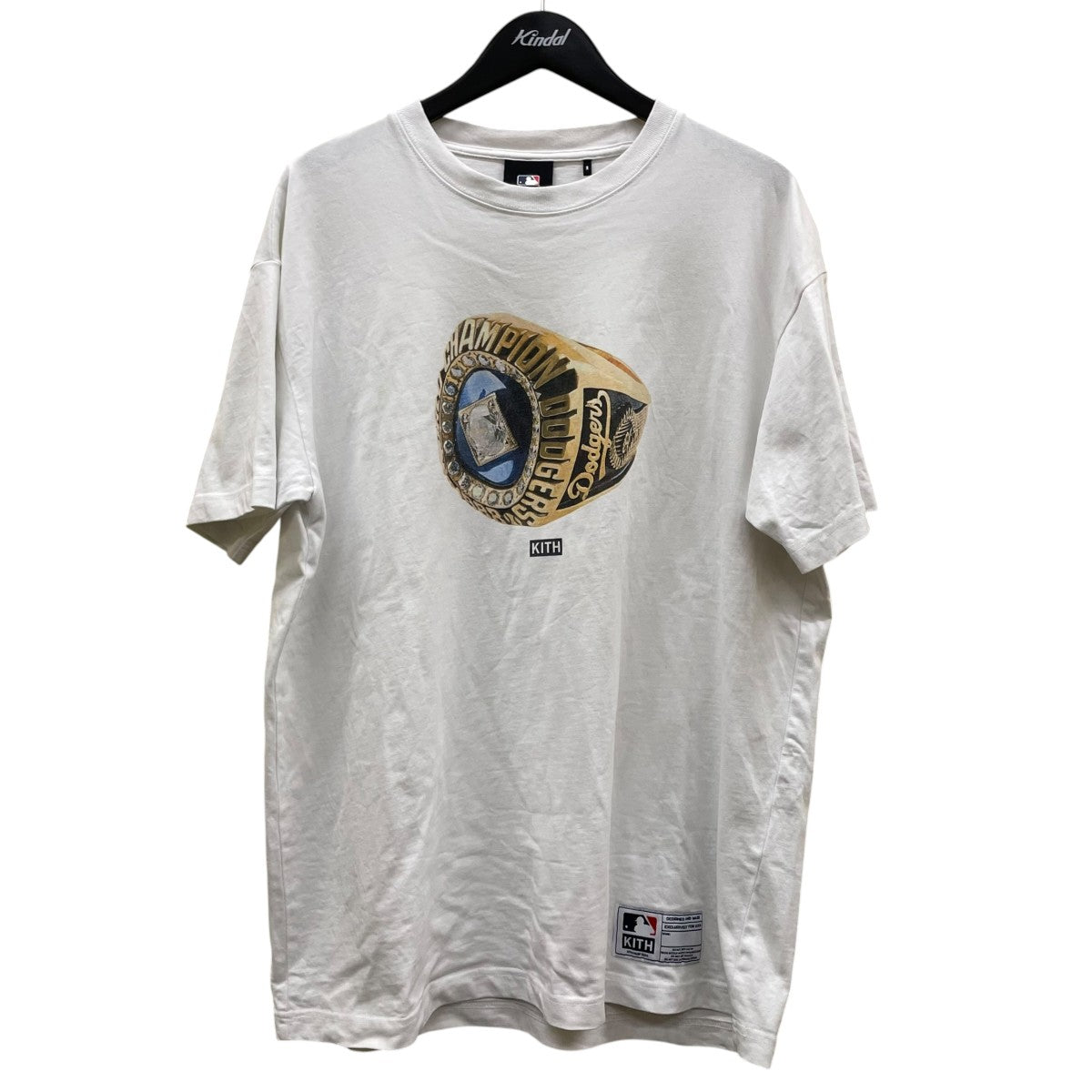 MLB Dodgersグラフィックプリント 半袖Tシャツ コットンTシャツKH3720
