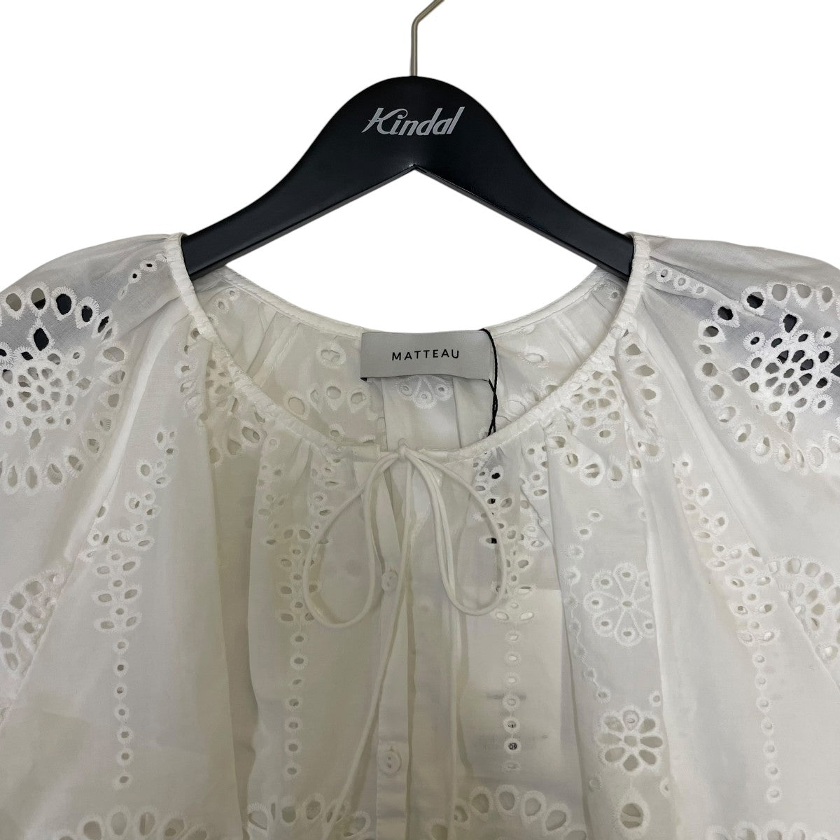 Broderie Blouse半袖ブラウス61-158-10-061814
