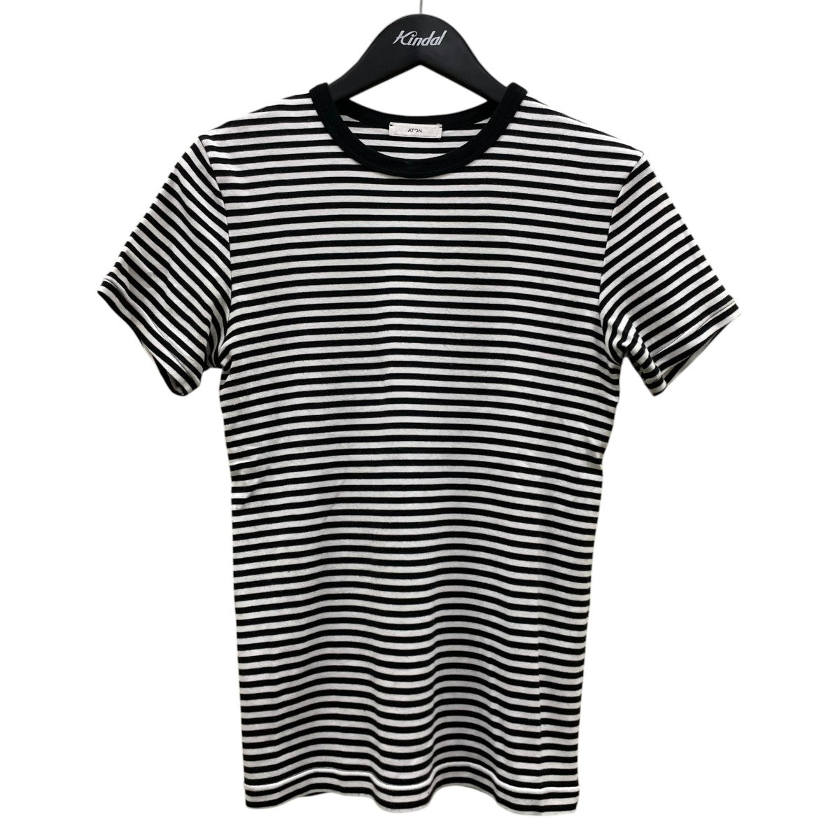 26SSFRESCA SINGLE JERSEY Tシャツボーダー柄 半袖Tシャツ コットンTシャツ26070910001820