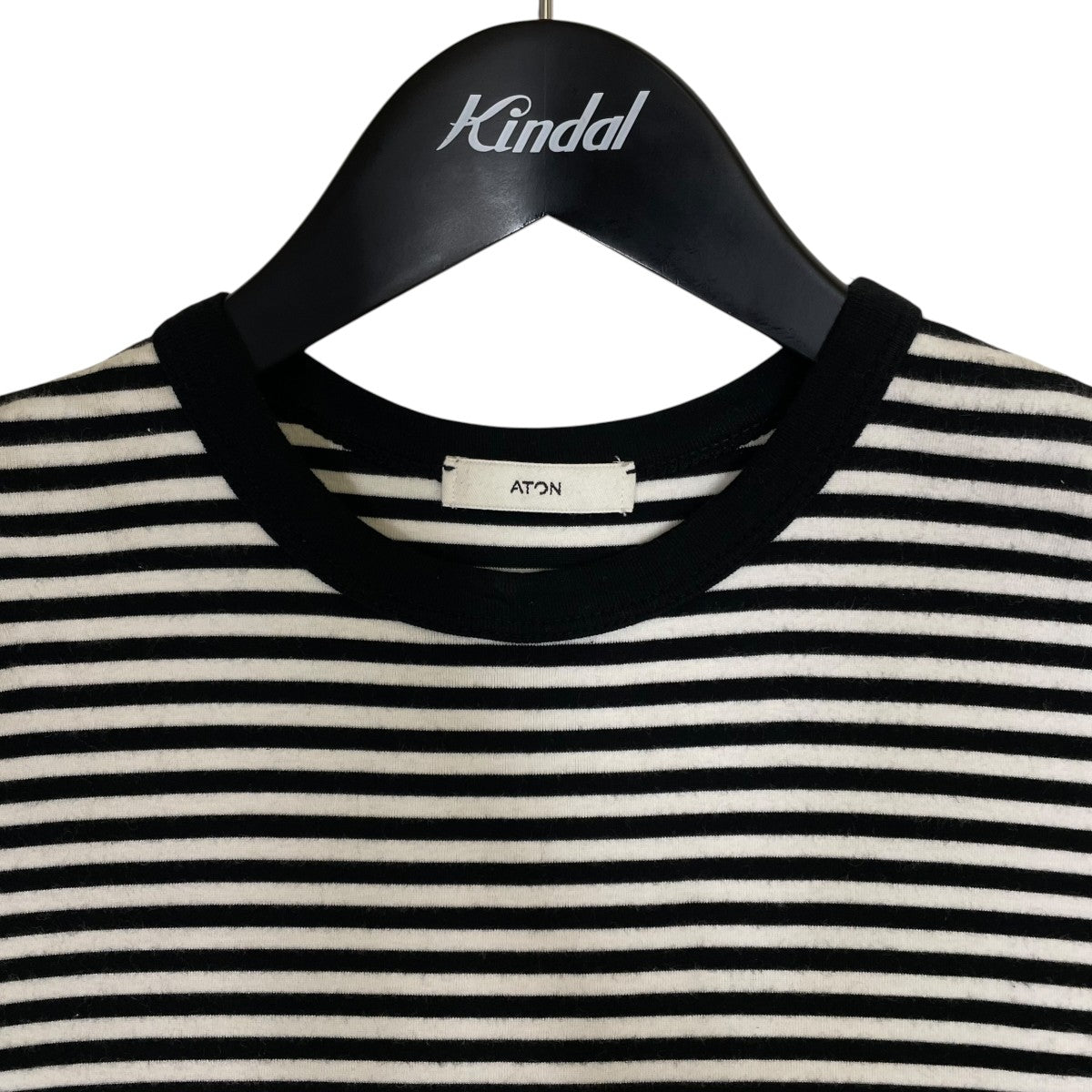 26SSFRESCA SINGLE JERSEY Tシャツボーダー柄 半袖Tシャツ コットンTシャツ26070910001820